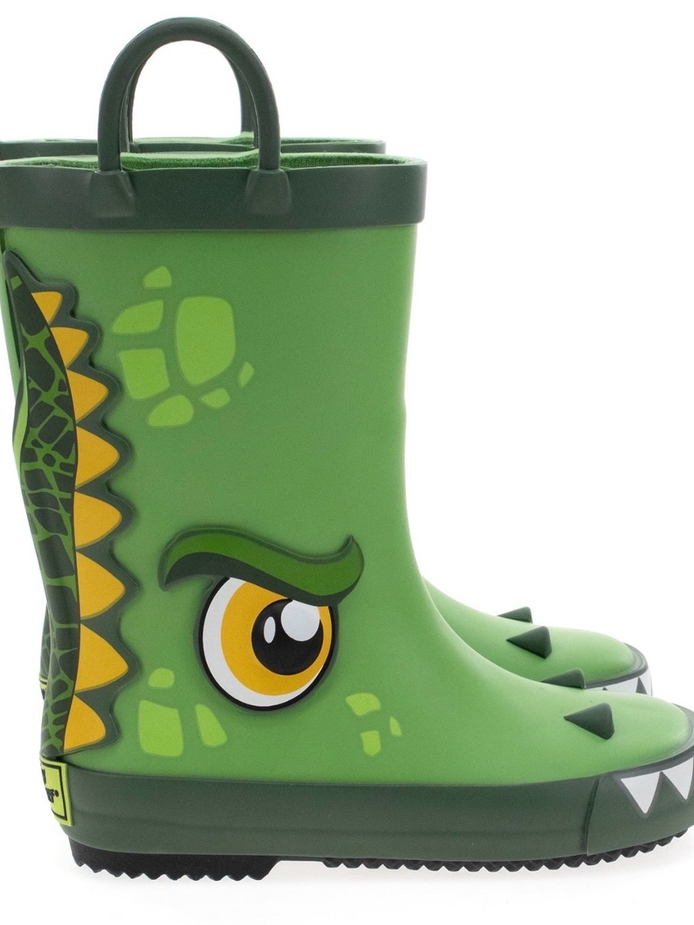 Western Chief Green Dinosaur Rain Boots for Kids